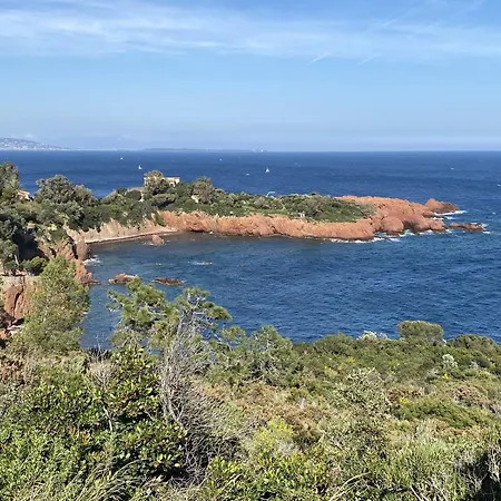 アパート Petit Vue Et Corniche Esterel Antheor-Cap-Roux