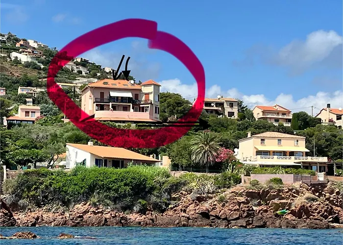شقة Petit Vue Et Corniche Esterel Antheor-Cap-Roux